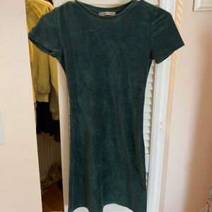 Turquoise slim dress